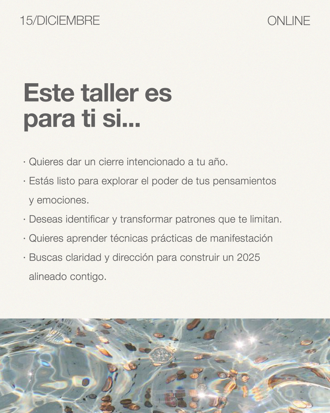 Taller Online: Cierra el año, Crea tu 2025